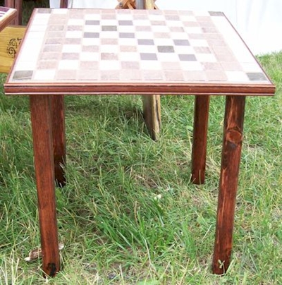 brown gaming table side view web